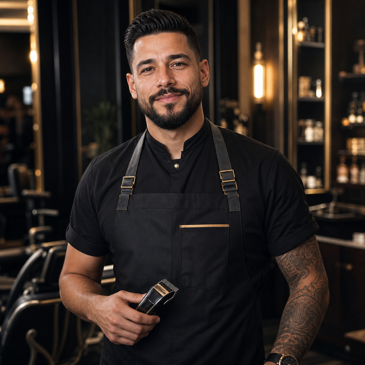 Foto profissional fictícia de Carlos Mendes